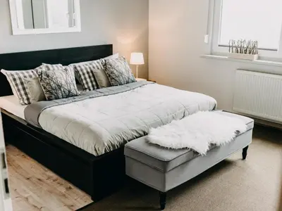Ein Bett oder Betten in einem Zimmer der Unterkunft Hillside Braunlage