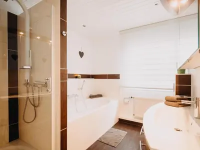 Ein Badezimmer in der Unterkunft Hillside Braunlage