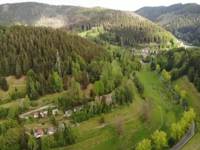 Naturlandschaft in der Nähe des Ferienhauses