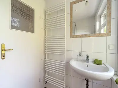 Ein Badezimmer in der Unterkunft Gruppenhaus im Harz