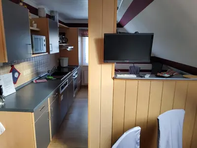Küche/Küchenzeile in der Unterkunft Ferienwohnung Anna
