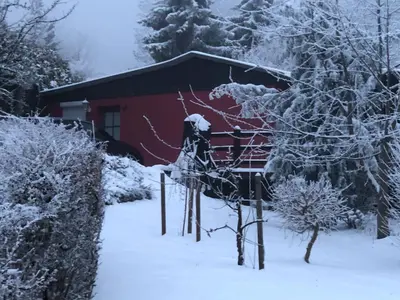 Ferienhaus 1 Am Eichenberg im Winter