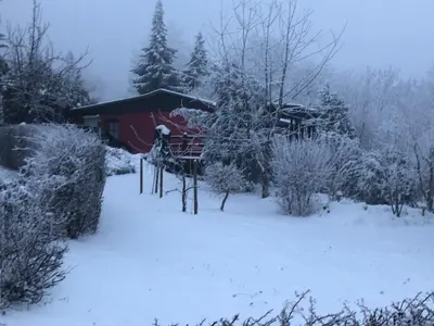 Ferienhaus 1 Am Eichenberg im Winter