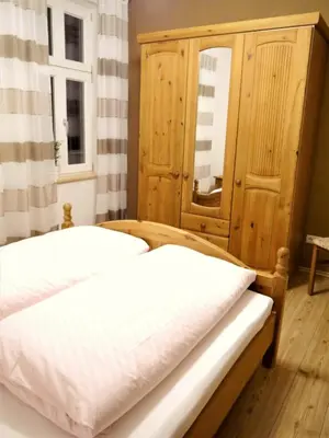 Ein Bett oder Betten in einem Zimmer der Unterkunft Haus-Wolter