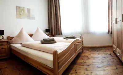 Ein Bett oder Betten in einem Zimmer der Unterkunft Haus-Wolter