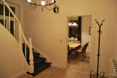 Ein Sitzbereich in der Unterkunft Ferienwohnung Stricker, Bad Sachsa