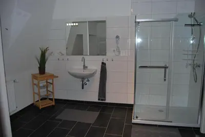 Ein Badezimmer in der Unterkunft Ferienwohnung Stricker, Bad Sachsa