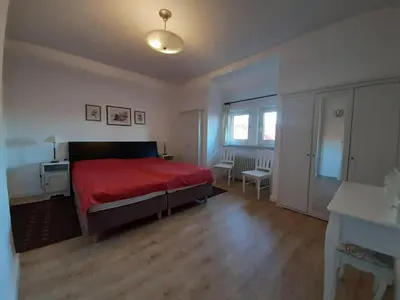 Ein Bett oder Betten in einem Zimmer der Unterkunft Ferienwohnung Stricker, Bad Sachsa