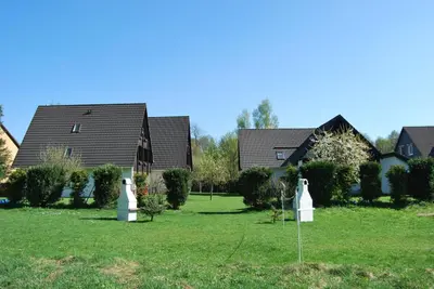 Ein Garten an der Unterkunft Ferienwohnung Stricker 3/2