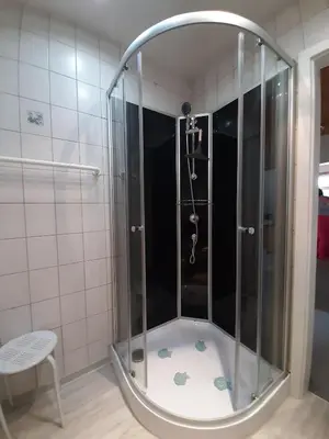 Ein Badezimmer in der Unterkunft Ferienwohnung Stricker 3/2