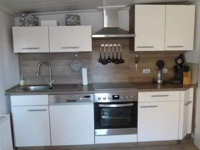 Küche/Küchenzeile in der Unterkunft Ferienhaus ANNE