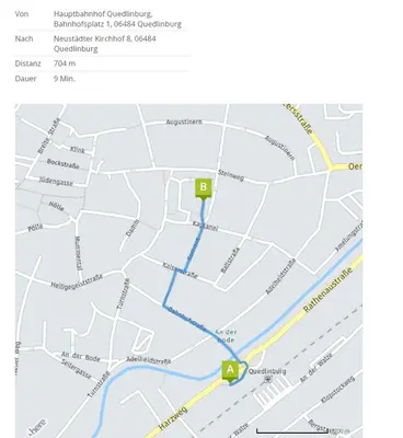 Grundriss der Unterkunft Blaues Häuschen