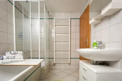 Ein Badezimmer in der Unterkunft Harzurlaub Heyder