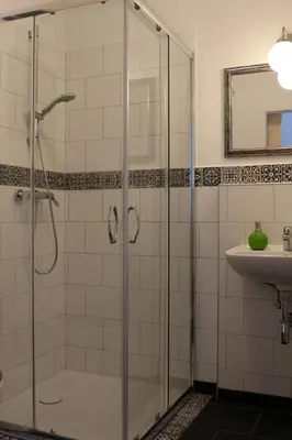 Ein Badezimmer in der Unterkunft Villa Viriditas