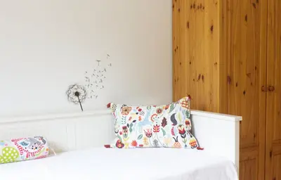 Ein Bett oder Betten in einem Zimmer der Unterkunft Villa Viriditas