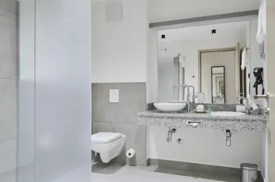 Ein Badezimmer in der Unterkunft Sonnenresort Ettershaus