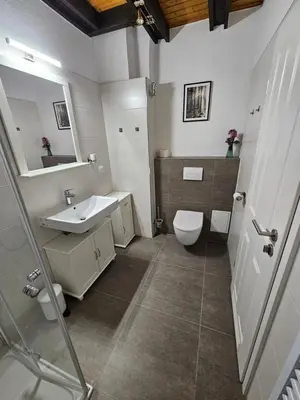 Ein Badezimmer in der Unterkunft Ferienwohnungen Dora und Hansi
