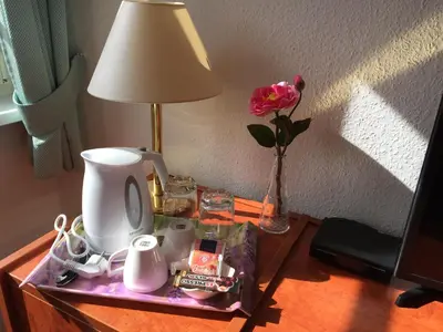 Kaffee-/Teezubehör in der Unterkunft Haus Heinrich Heine