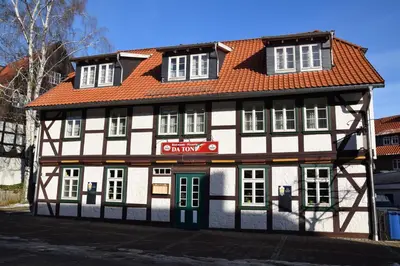 Das Gebäude in dem sich die Ferienwohnung befindet
