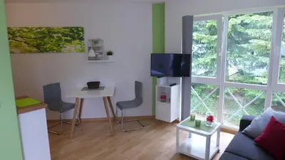 TV/Unterhaltungsangebot in der Unterkunft Appartement Schultz - Grüne Aue