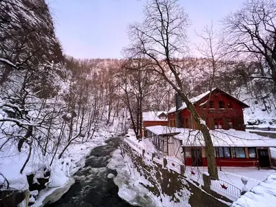 Gasthaus Koenigsruhe im Winter