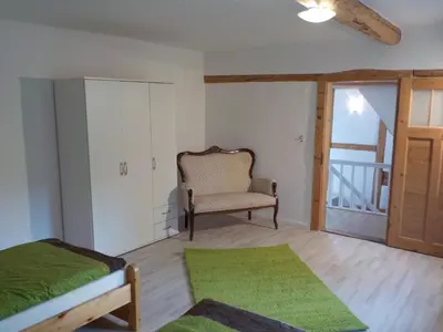 Ein Bett oder Betten in einem Zimmer der Unterkunft Ferienhaus Schock
