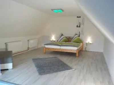 Ein Bett oder Betten in einem Zimmer der Unterkunft Ferienhaus Schock