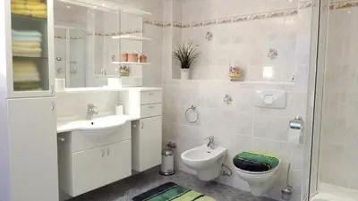 Ein Badezimmer in der Unterkunft Fischer
