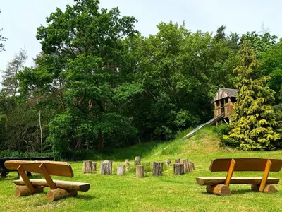 Ein Garten an der Unterkunft Family Club Harz