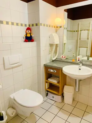 Ein Badezimmer in der Unterkunft Family Club Harz