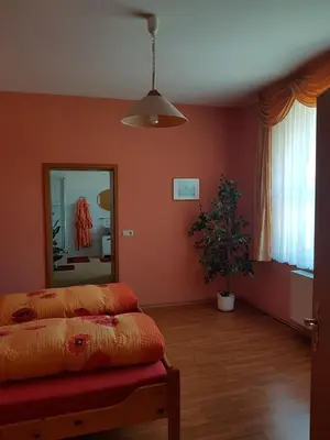Ein Bett oder Betten in einem Zimmer der Unterkunft Haus Andrea