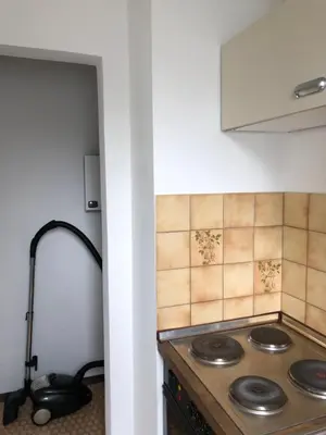 Küche/Küchenzeile in der Unterkunft Ferienwohnung Wandervogel