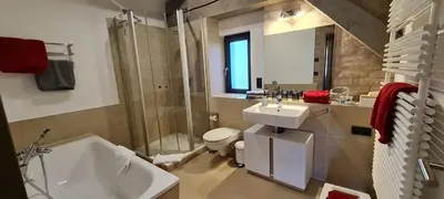 Ein Badezimmer in der Unterkunft Ferienappartements im Speicherwerk