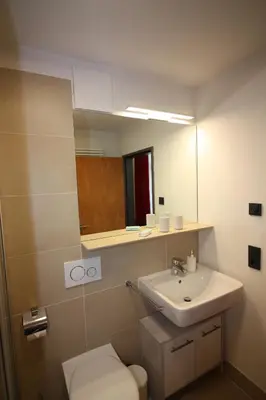 Ein Badezimmer in der Unterkunft Ferienappartements im Speicherwerk