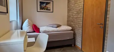 Ein Bett oder Betten in einem Zimmer der Unterkunft Ferienappartements im Speicherwerk