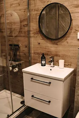 Ein Badezimmer in der Unterkunft Haus Vier Jahreszeiten am See HS 463