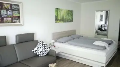 Ein Bett oder Betten in einem Zimmer der Unterkunft Haus Vier Jahreszeiten am See Vier Jahreszeiten - HS 336