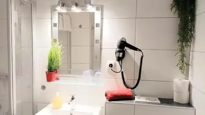 Ein Badezimmer in der Unterkunft Haus Vier Jahreszeiten am See Vier Jahreszeiten - HS 336