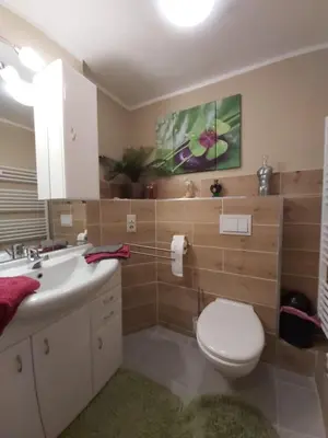 Ein Badezimmer in der Unterkunft Bubi Niedlich