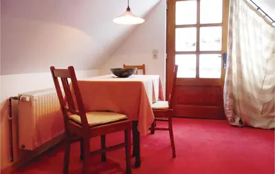 Ein Sitzbereich in der Unterkunft Stunning Apartment In Sankt Andreasberg
