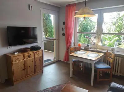TV/Unterhaltungsangebot in der Unterkunft Ferienwohnung Schüler - Paradies