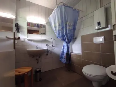 Ein Badezimmer in der Unterkunft Ferienwohnung Schüler - Paradies