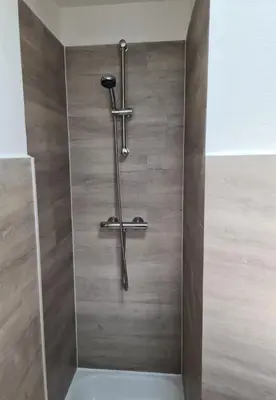 Ein Badezimmer in der Unterkunft Ferienwohnung Rieger 1