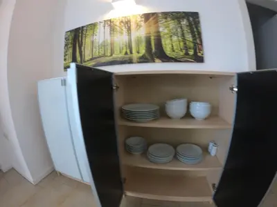Küche/Küchenzeile in der Unterkunft Ferienhaus Goethestrasse