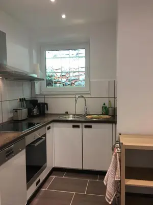 Küche/Küchenzeile in der Unterkunft Ferienhaus Goethestrasse