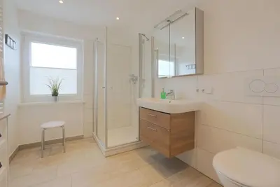 Ein Badezimmer in der Unterkunft Landhäuser Bergwiese - Ferienhaus Höhenblick