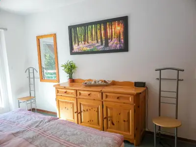 Ein Bett oder Betten in einem Zimmer der Unterkunft Apartment Waldoase by Interhome