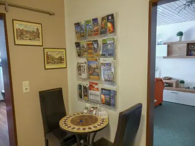 Ein Sitzbereich in der Unterkunft Apartment Waldoase by Interhome