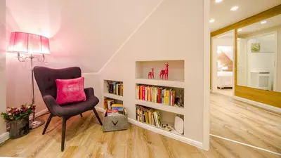 Die Bibliothek in der Ferienwohnung