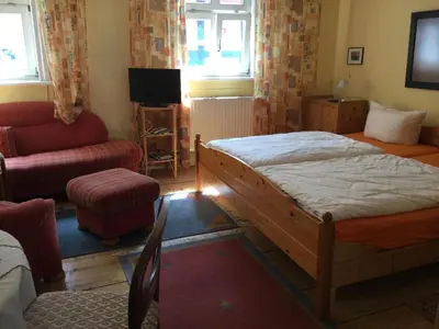Ein Bett oder Betten in einem Zimmer der Unterkunft Haus Jakobi